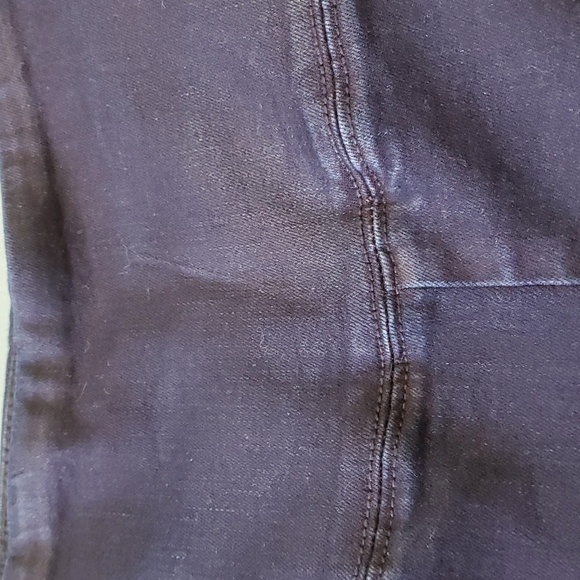 WHITE HOUSE BLACK MARKET, runway denim leggings. Size 14. Flattering style. - Picture 4 of 9